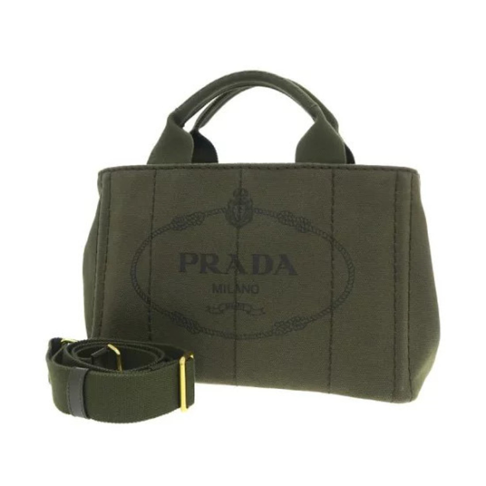 Prada Canapa Green Black